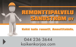 Remonttipalvelu Sandström Oy logo